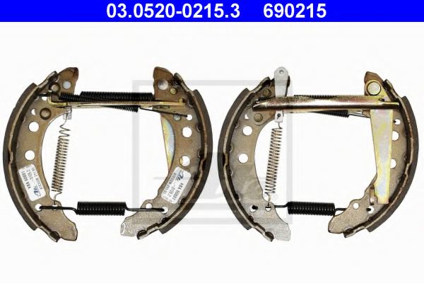 ATE 03.0520-0215.3 Brake Shoe Set